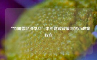 “特朗普经济学2.0”中的财政政策与货币政策取向