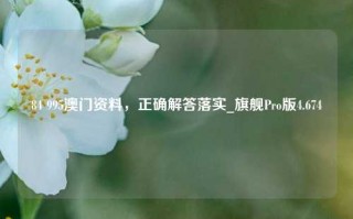 84 995澳门资料，正确解答落实_旗舰Pro版4.674