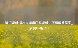 澳门资料7尾22σ期澳门码资料，正确解答落实_旗舰Pro版4.714