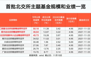 北交所主题基金 最高大赚50%！