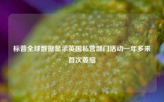 标普全球数据显示英国私营部门活动一年多来首次萎缩