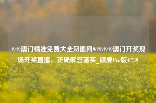 4949澳门精准免费大全凤凰网96264949澳门开奖现场开奖直播，正确解答落实_旗舰Pro版4.739-第1张图片-车辆报废_报废车厂_报废汽车回收_北京报废车-「北京报废汽车解体中心」